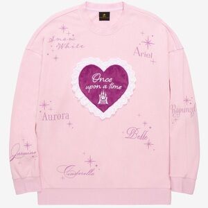 Disney Princess Once Upon a Time Heart Crewneck - BoxLunch Exclusive